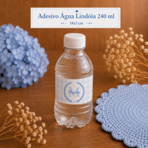Rótulo para Água Lindoya 240ml 18x3 cm