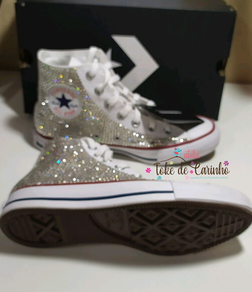 *all Star Personalizado em Cristais. Tamanho 34 ao 40.