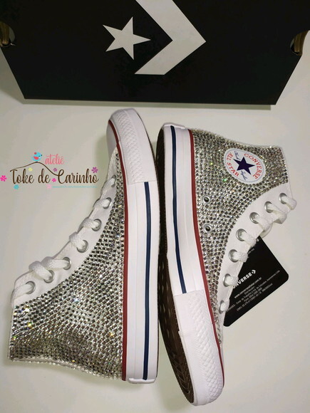 *all Star Personalizado em Cristais. Tamanho 34 ao 40.