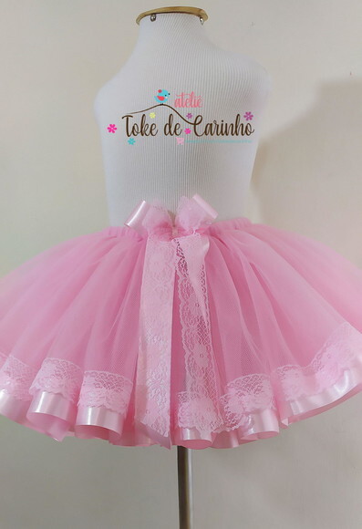 *saia Tutu Luxo ensaio Fotográfico. Tamanho 1 Até 4 Anos.