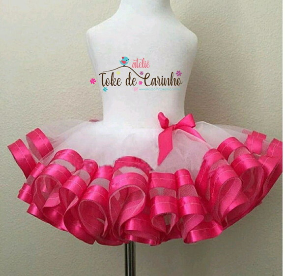 *Saia tutu Luxo Ensaio Fotográfico. Tamanho 1 até 4 anos.