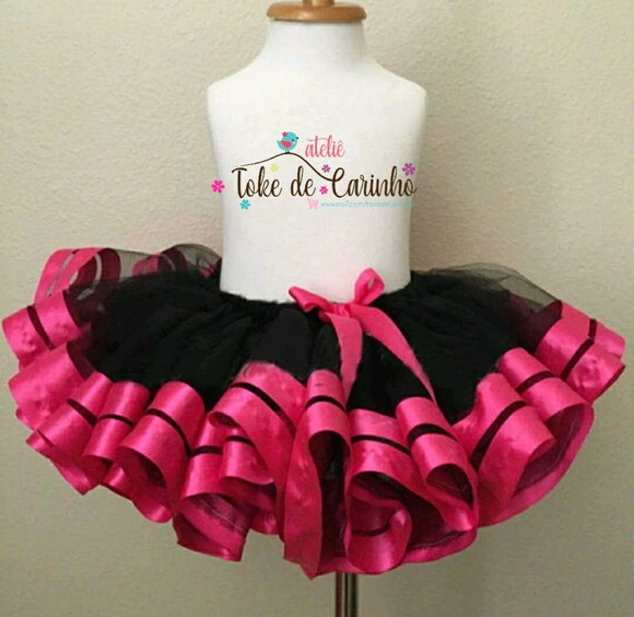 *Saia tutu Luxo Ensaio Fotográfico. Tamanho 1 até 4 anos.
