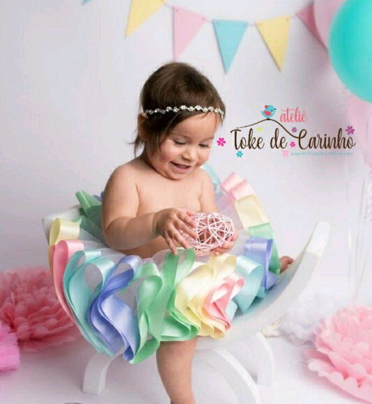 *Saia tutu Luxo Ensaio Fotográfico. Tamanho 1 até 4 anos.