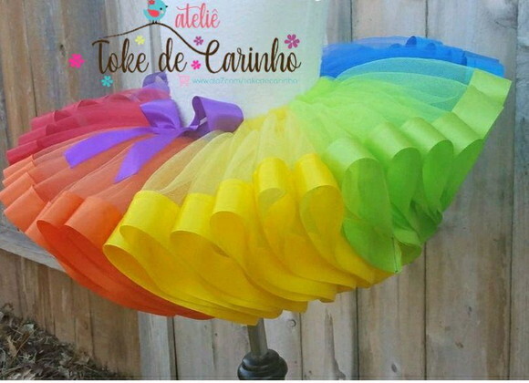 *Saia tutu Luxo Ensaio Fotográfico. Tamanho 1 até 4 anos.