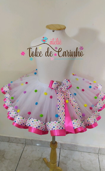 *Saia tutu Luxo Ensaio Fotográfico. Tamanho 1 até 4 anos.