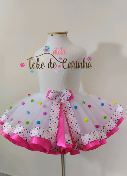 *Saia tutu Luxo Ensaio Fotográfico. Tamanho 1 até 4 anos.