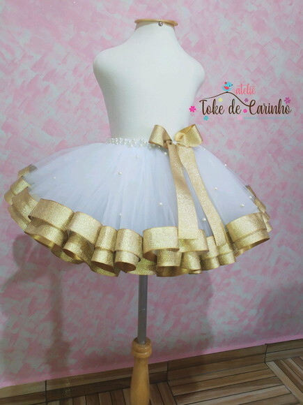 *Saia tutu Luxo Ensaio Fotográfico. Tamanho 1 até 4 anos.