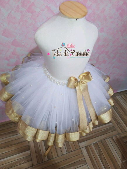 *Saia tutu Luxo Ensaio Fotográfico. Tamanho 1 até 4 anos.