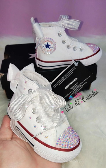 All Star Cano Alto Infantil Personalizado. Tamanho 26 ao 32