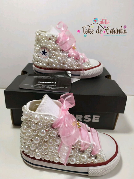 All Star Cano Alto Infantil Personalizado. Tamanho 26 ao 32