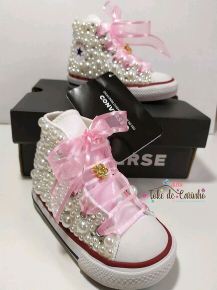 All Star Cano Alto Infantil Personalizado. Tamanho 26 ao 32