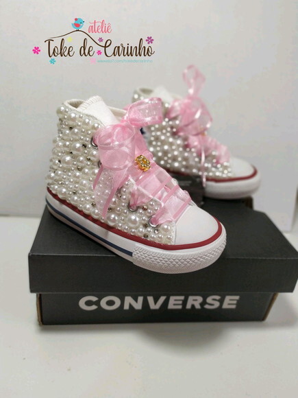 All Star Cano Alto Infantil Personalizado. Tamanho 26 ao 32