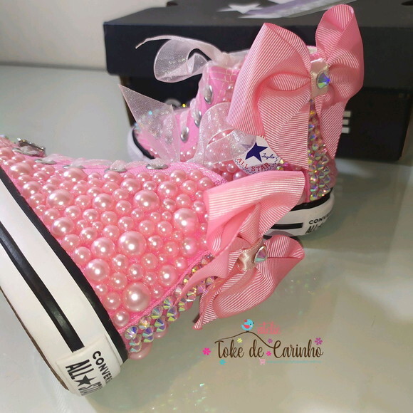 All Star Cano Alto Infantil Personalizado. Tamanho 26 ao 33.
