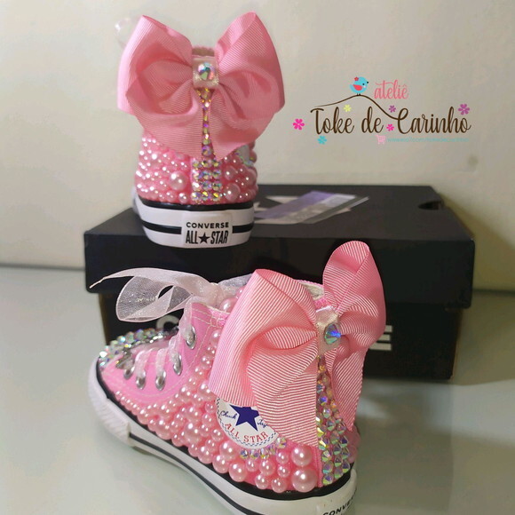 All Star Cano Alto Infantil Personalizado. Tamanho 26 ao 33.