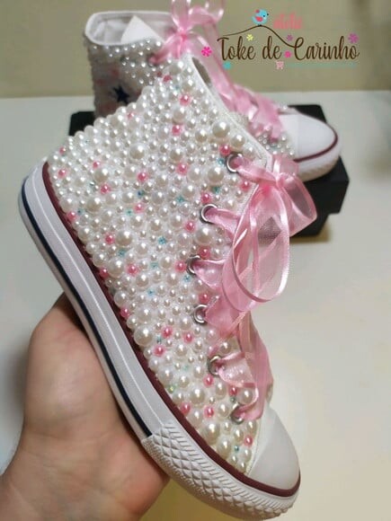 All Star Cano Alto Infantil Personalizado. Tamanho 26 ao 33.