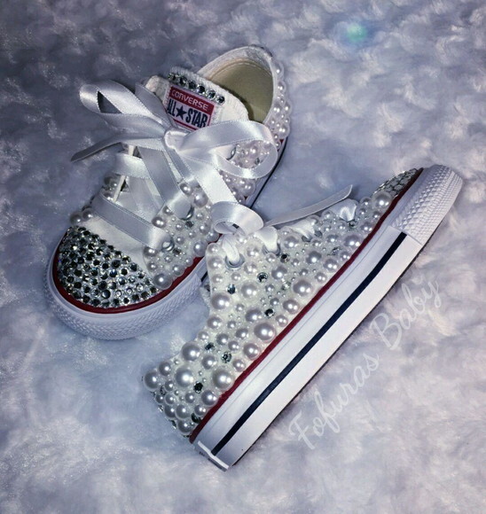 All Star Infantil Luxo Pérolas e Cristais.tamanho 26 ao 32