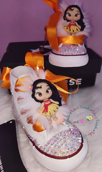 All Star Personalizado moana. Tamanho 18 ao 25.