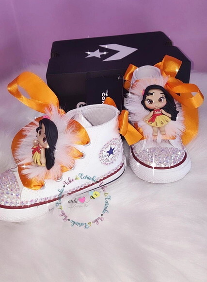 All Star Personalizado moana. Tamanho 18 ao 25.