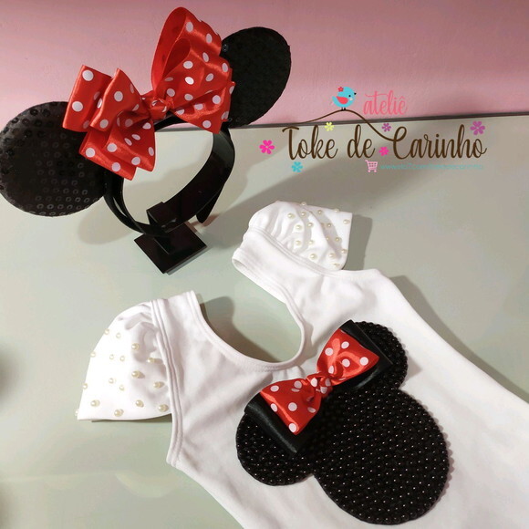 Body + Tiara Minnie Luxo.