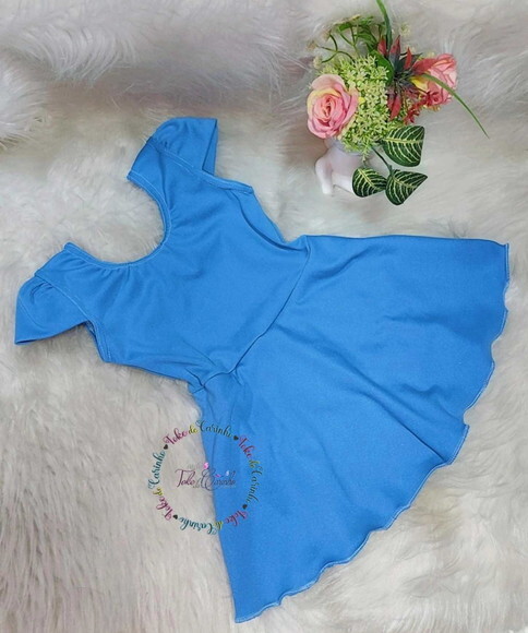 Collant Ballet com Saia Acoplada manga Princesa.