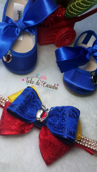 Conjunto tema Branca de neve.