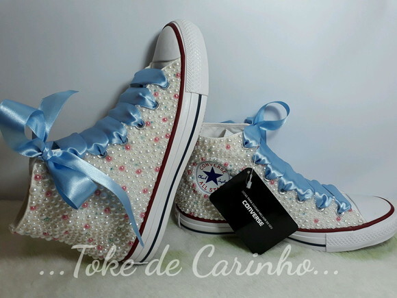 Converse All Star Infantil Pérolas. Tamanho 26 ao 32