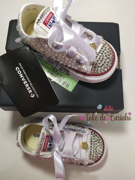 Converse All Star Infantil Pérolas. Tamanho 26 ao 32.