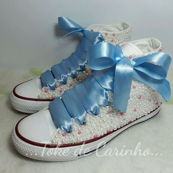 Converse All Star Infantil Pérolas. Tamanho 26 ao 32