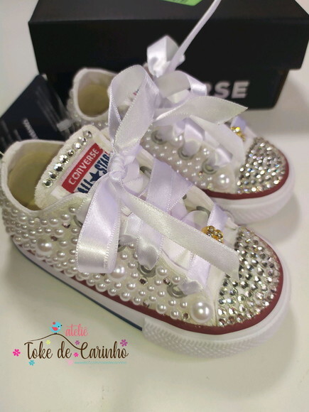 Converse All Star Infantil Pérolas. Tamanho 26 ao 32.