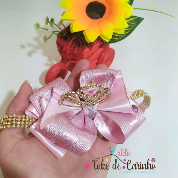 Faixinha Coroa Princesa.