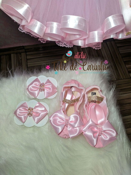 Fantasia bailarina Completa. Tamanho 1 ou 2 Anos .