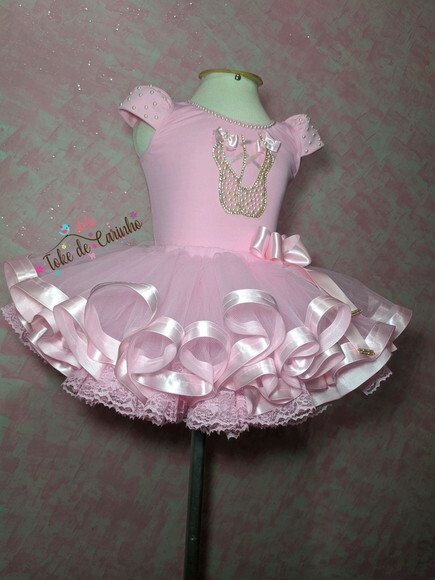 Fantasia bailarina Completa. Tamanho 3 a 6 Anos.
