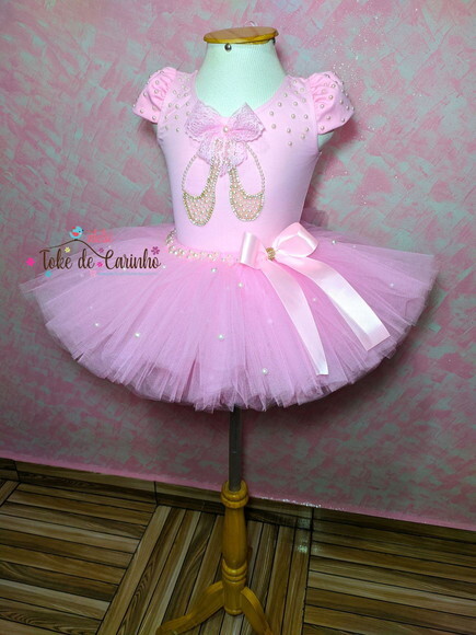 Fantasia bailarina. Tamanho 4 ou 6 Anos