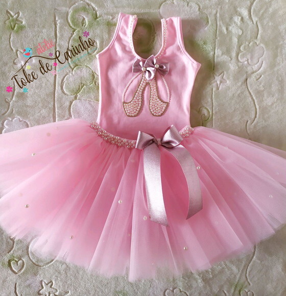 Fantasia bailarina.tamanho 1 ou 2 Anos..