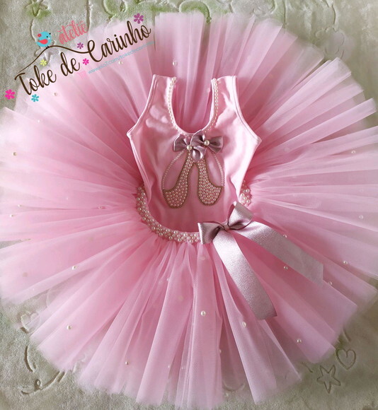 Fantasia bailarina.tamanho 1 ou 2 Anos..