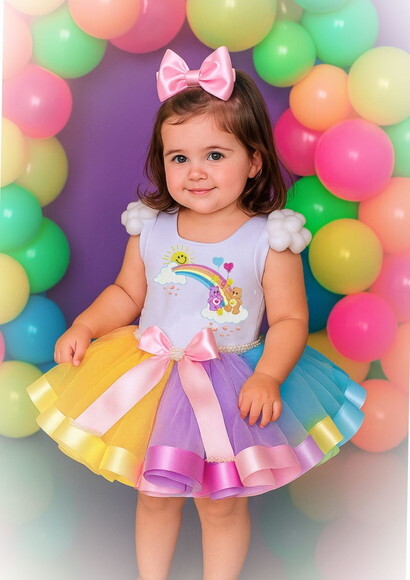 Fantasia ursinhos Carinhosos. Tamanho 1 ou 2 Anos.