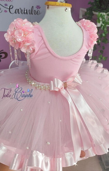 Fantasia Bailarina + Sapatilha. Tamanho 1 ou 2/3 Anos.