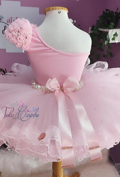 Fantasia Bailarina + Sapatilha. Tamanho 4 ou 6 Anos.
