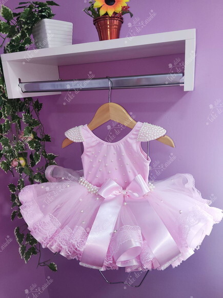 Fantasia Bailarina. Tamanho 1 ou 2 Anos.