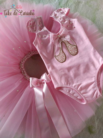 Fantasia Bailarina. Tamanho 1 ou 2 Anos.