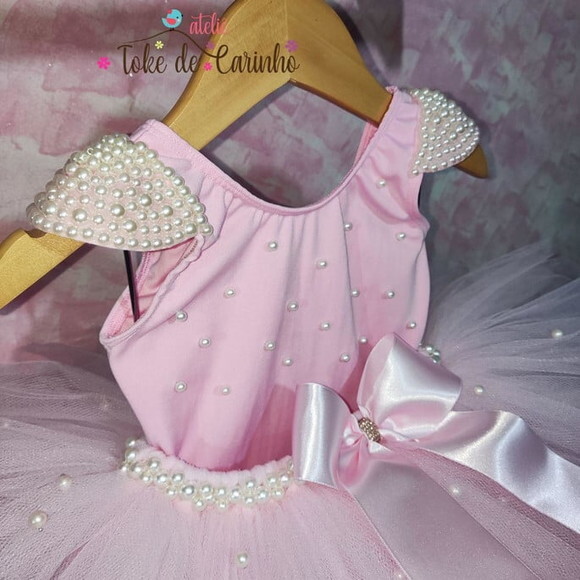 Fantasia Bailarina. Tamanho 1 ou 2 Anos.