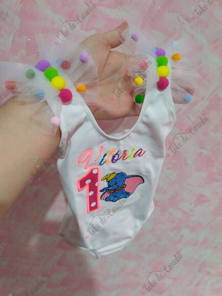 Fantasia Dumbo/circo. Tamanho 1 ou 2 Anos