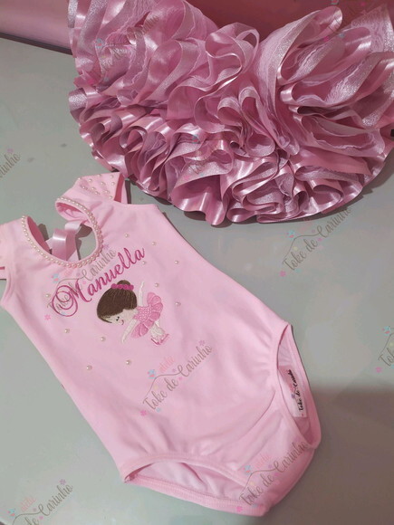 Fantasia Infantil bailarina. Tamanho 4 ou 6