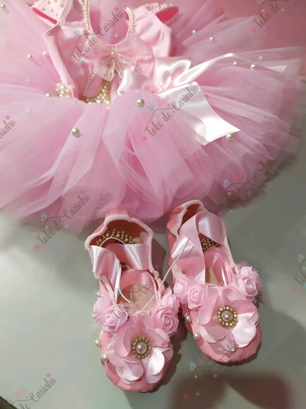 Fantasia Infantil bailarina. Tamanho 4 ou 6
