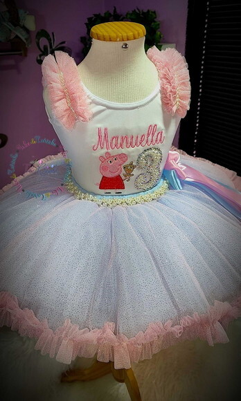 Fantasia Infantil Peppa Pig. Tamanho 1 ou 2 Anos.