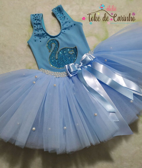 Fantasia Infantil Ballet Tema  Cisne. Tamanho 4 ou 6. .