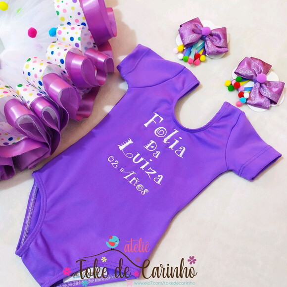Fantasia Personalizada . Tamanho 1 ou 2 Anos
