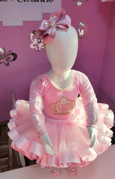Fantasia Princesa realeza Luxo. Tamanho 1 ou 2 Anos.