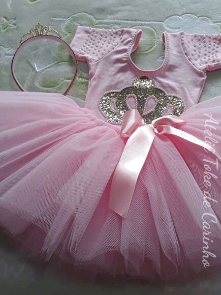 Fantasia Princesa Realeza Luxo. Tamanho 6 a 10.