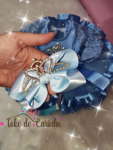 Fantasia Tema princesas/cinderela. Tamanho 1 ou 2 Anos